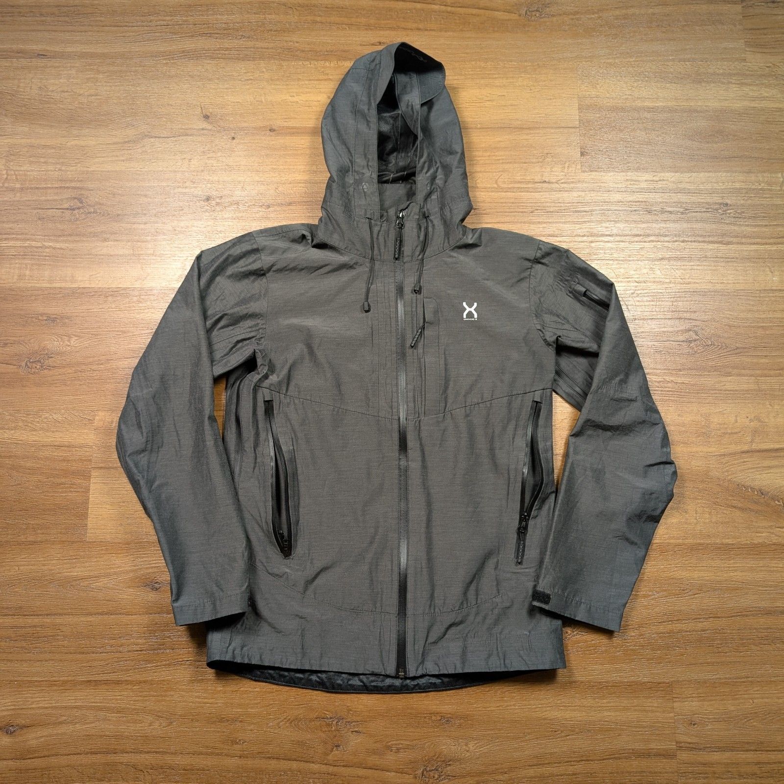 Graphene-X Alpha Series Jacket Recco Hooded Full Zip Men Size Small Gray